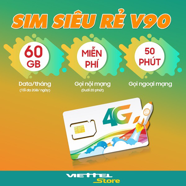 SIM V90 Viettel giá rẻ