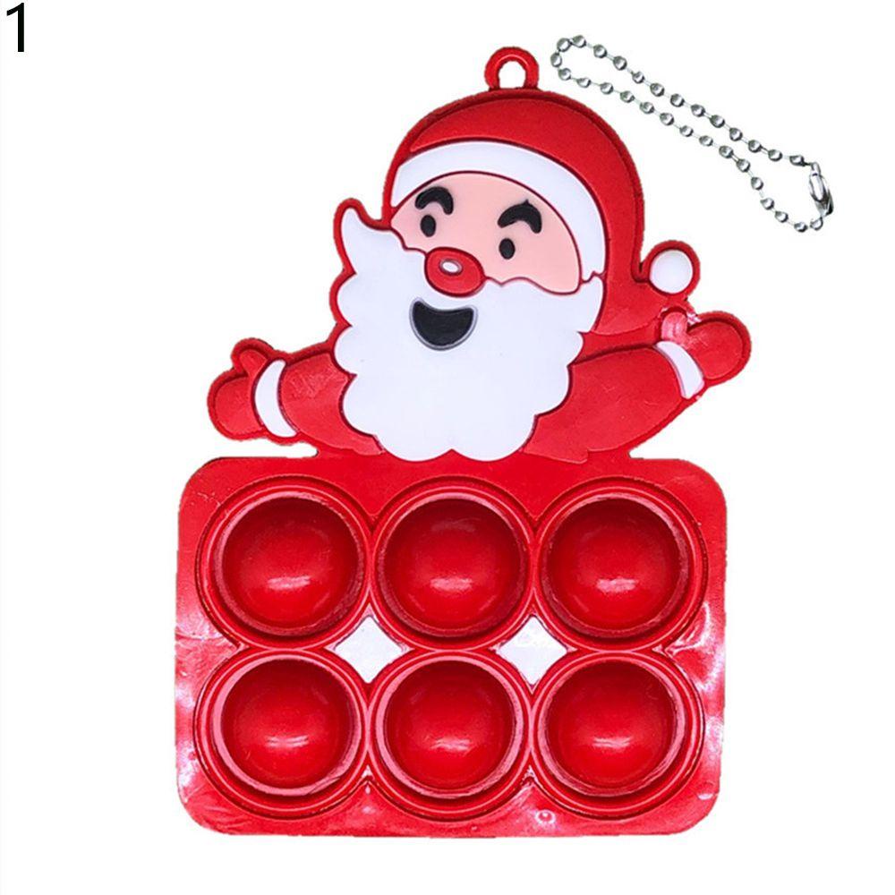 Móc Khóa Hình Ông Già Noel / Người Tuyết Giúp Giảm Căng Thẳng