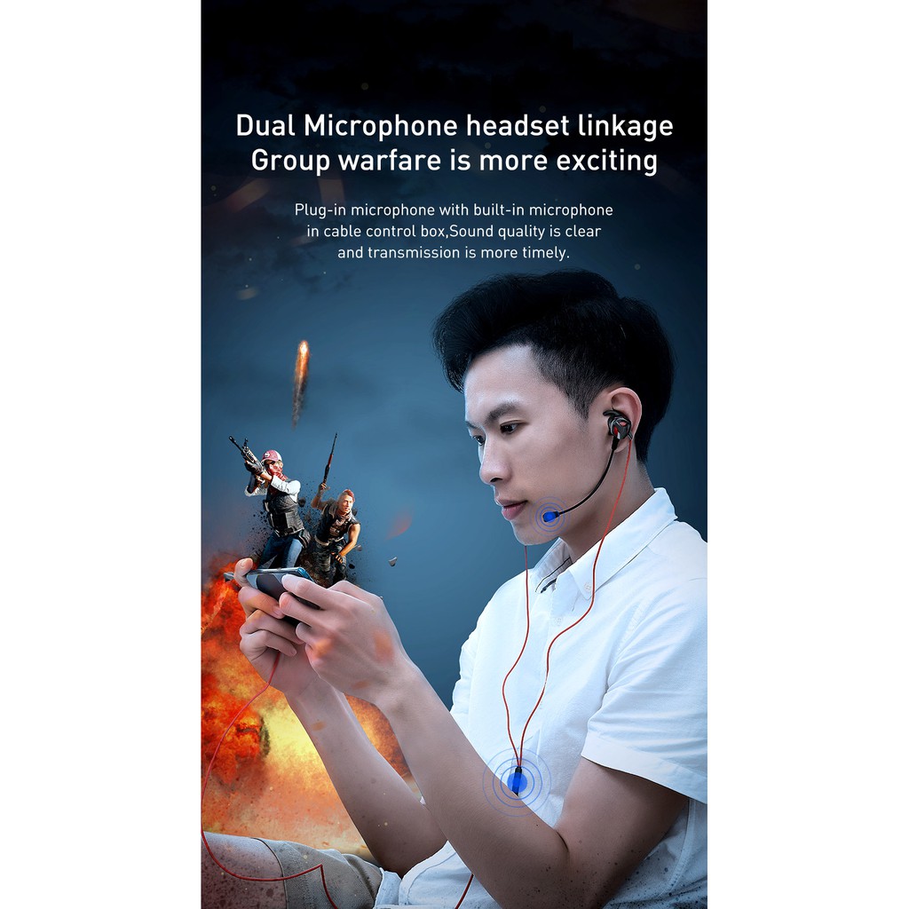 Tai Nghe Game Thủ PUBG Có Mic Hàng Chính Hãng Baseus Mới Nhất 2019