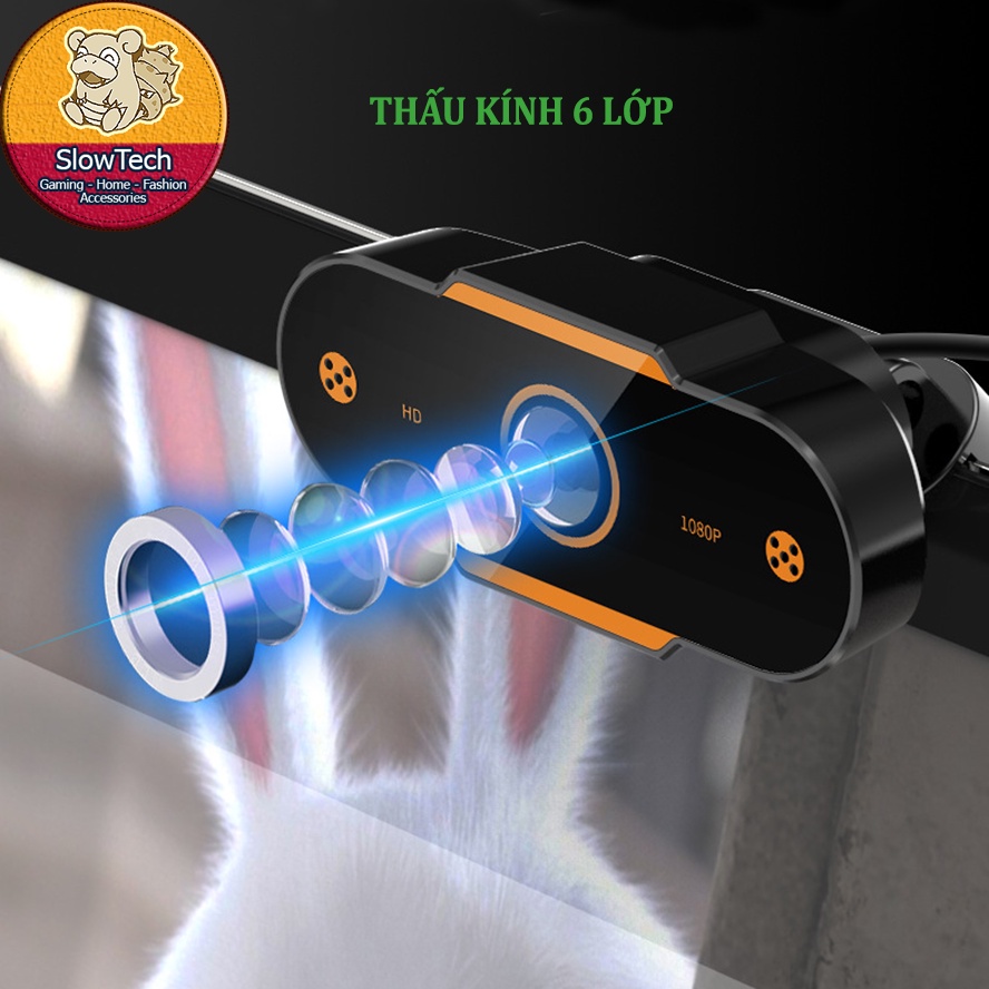 Webcam Dạy Học Online Giá Rẻ Độ nét Ultra-HD 2K, Lấy Nét Tự Động, Quét Tài Liệu, Cân Bằng Sáng SlowTech U2-2K | BigBuy360 - bigbuy360.vn