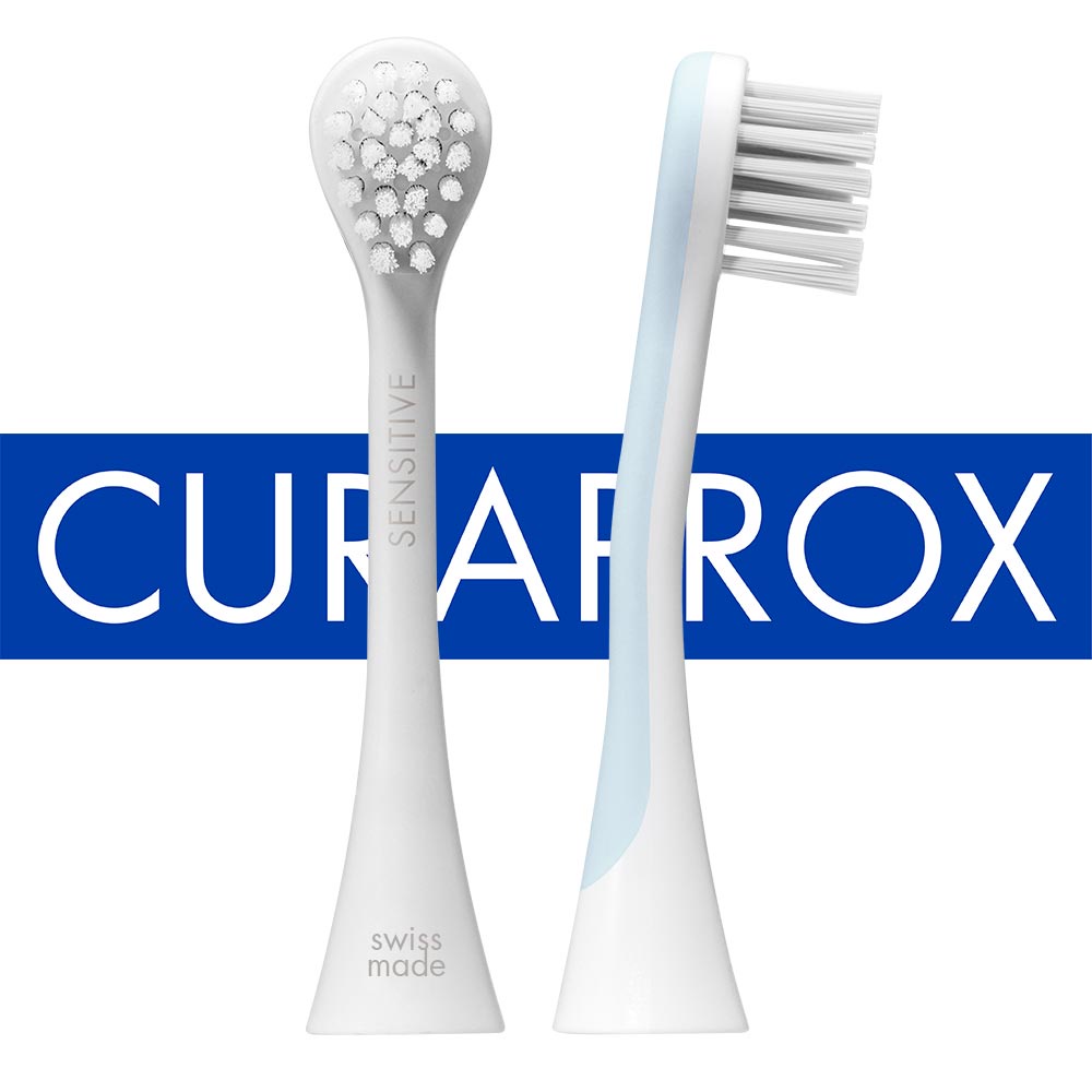 Bộ 2 đầu thay Sensitive bàn chải điện Curaprox Hydrosonic Pro