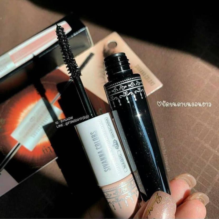 Mascara Chuốt Mi 2 Đầu Sivanna Colors Two-Step Bigeye Beauty Max Waterproof Lash Volume