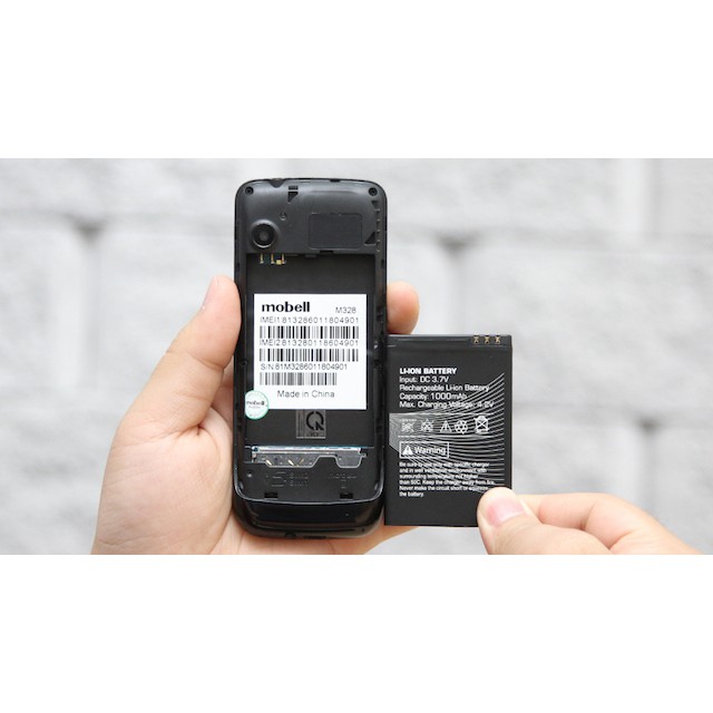 Điện thoại Mobell M328 Màn hình rộng 2.4inch, Pin 1000mAh, chữ to, phím êm ( Bảo hành 12 tháng)