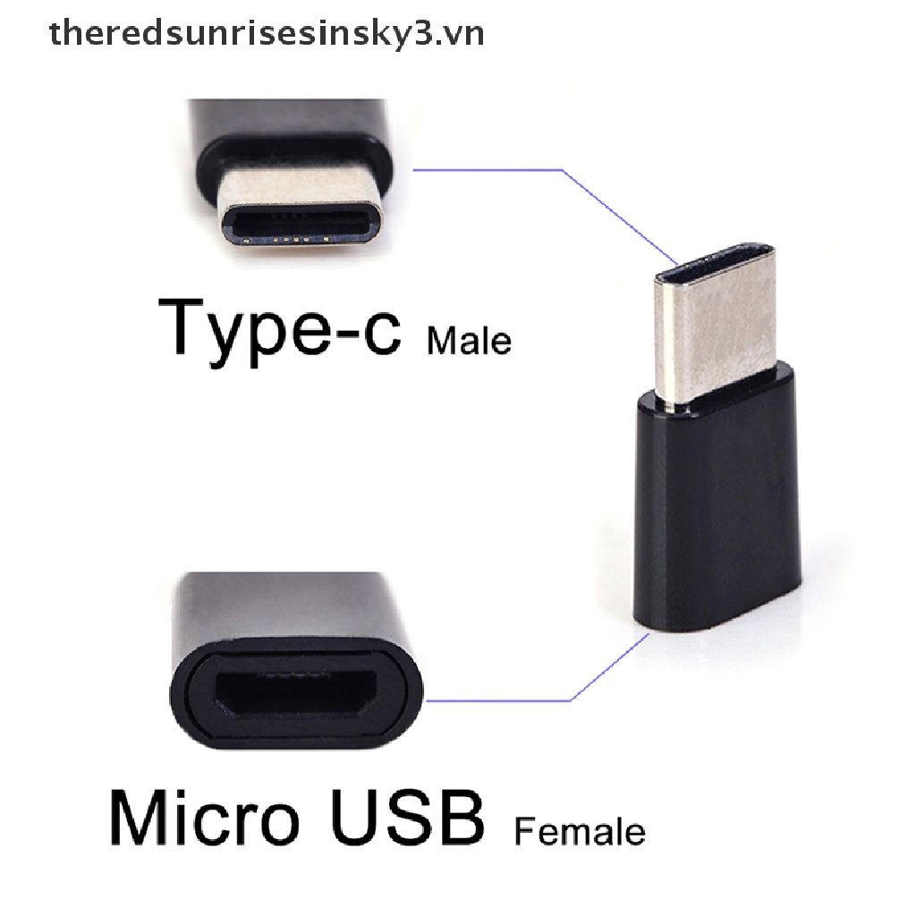 Đầu chuyển đổi Micro USB sang Type-c USB-C