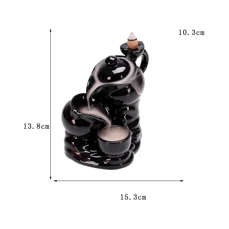 Thác khói trầm hương độc ẩm trà 3 tầng