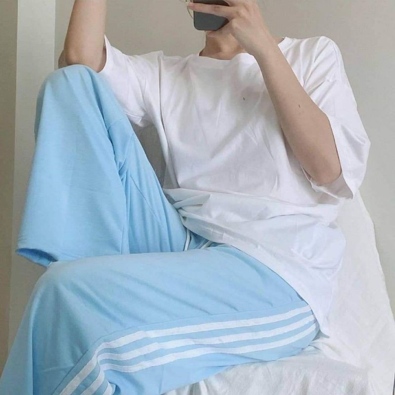 Quần phối màu 3 Line Color Pant Ulzzang (Ảnh thật)