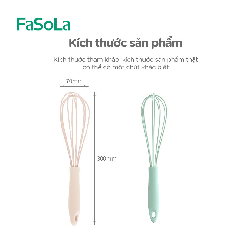 Cây đánh trứng cầm tay màu pastel FASOLA FSLRY-308