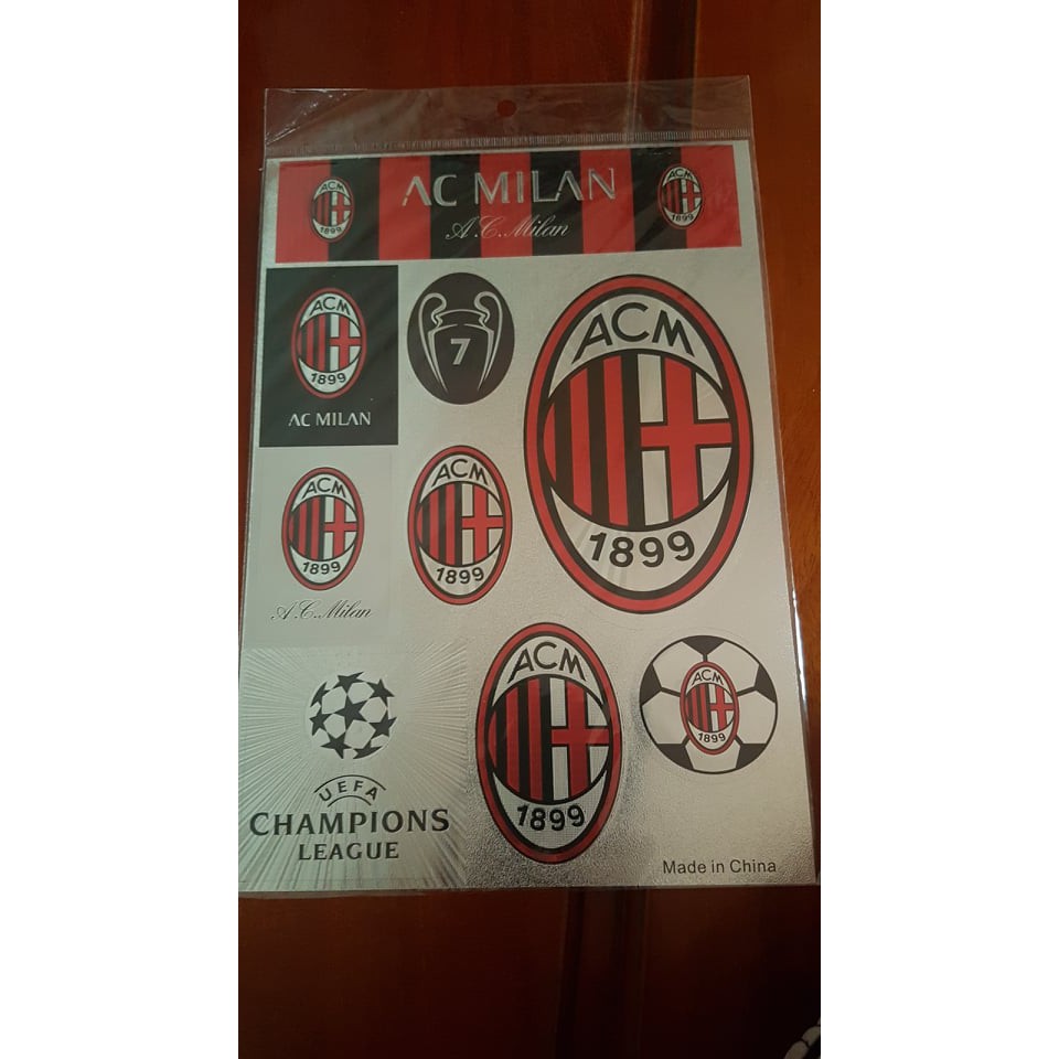 Decal dán các CLB bóng đá MU,PSG,Juventus,Chelsea,Arsenal, Liverpool, Barcelona, Real Barca,AC Milan