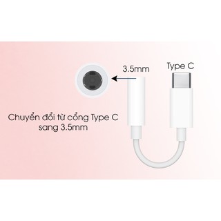 Cáp chuyển đổi Type C sang 3.5mm AP MU7E2 - Chính hãng | Jack chuyển, cáp chuyển tai nghe