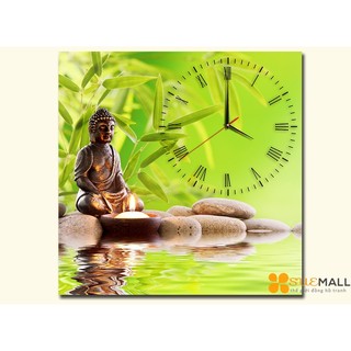 TRANH ĐỒNG HỒ PHẬT TRÊN ĐÁ PT160204