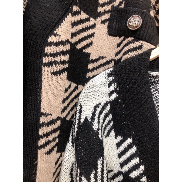 Len cardigan kẻ ô | BigBuy360 - bigbuy360.vn