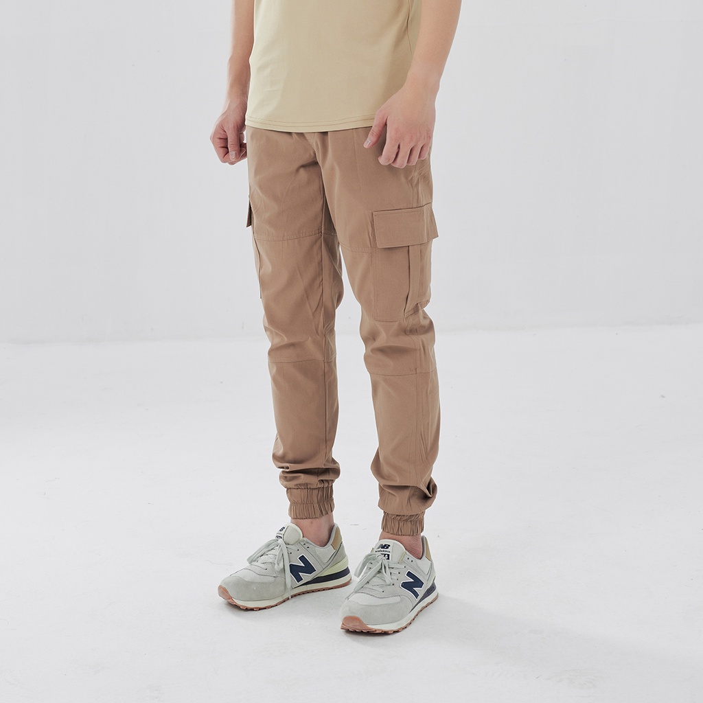 Quần Jogger Kaki Túi Hộp Nam ROUGH OUTFIT Dày Dặn, Co Giãn