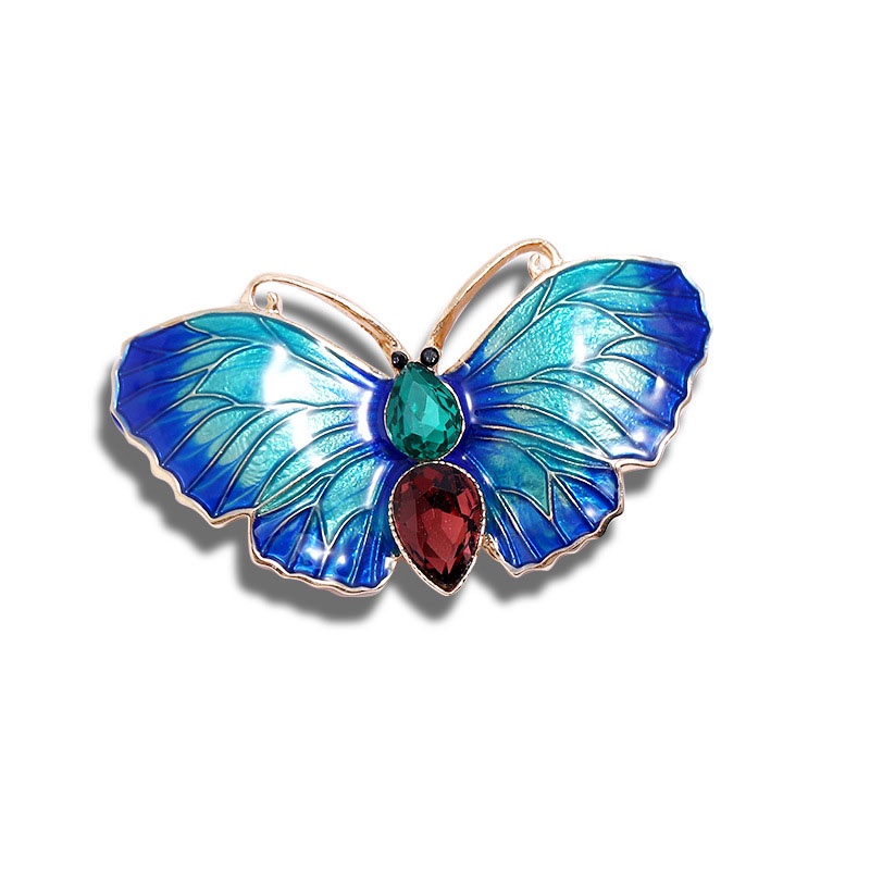 Trâm Cài Áo Hình Bướm Bằng Kim Loại Nhiều Màu Thời Trang Cho Nữ