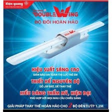 Bộ đèn Điện Quang Double Wing 72W daylight