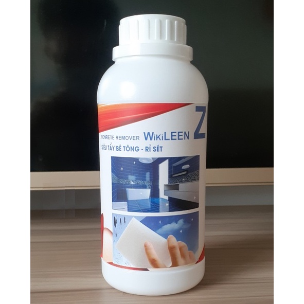 Dung dịch tẩy bê tông - Xi măng - Rỉ sét - 500ML