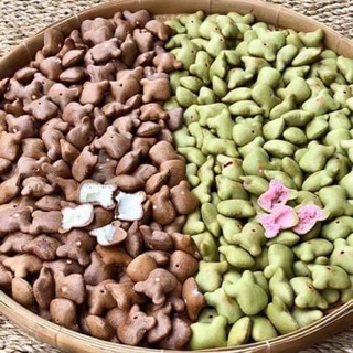 Bánh Gấu Mix 2 Vị Dâu Và Socola - Siêu Hot 100G / 250G / 500G