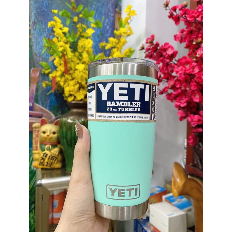 Ly Giữ Nhiệt YETI 20oz (600ml) Thép Không Gỉ Cao Cấp - Bill nhập Mỹ