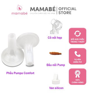 Combo cặp phễu Pumpa + van silicon + cổ nối hẹp + đầu nối Pump