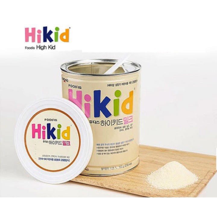 [Haobaby Shop] Sữa Hikid dê Hàn Quốc vị Vani, Socola, Premium 600g tăng chiều cao cho bé 1-9 tuổi