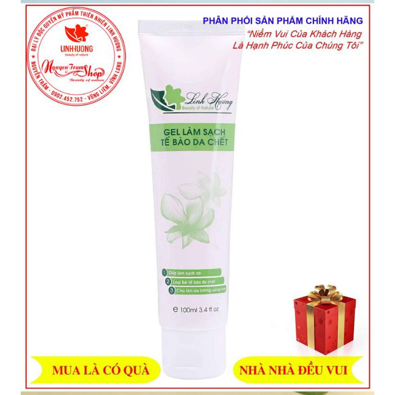 Gel làm sạch tế bào chết cân bằng da Linh Hương [Chính hãng]