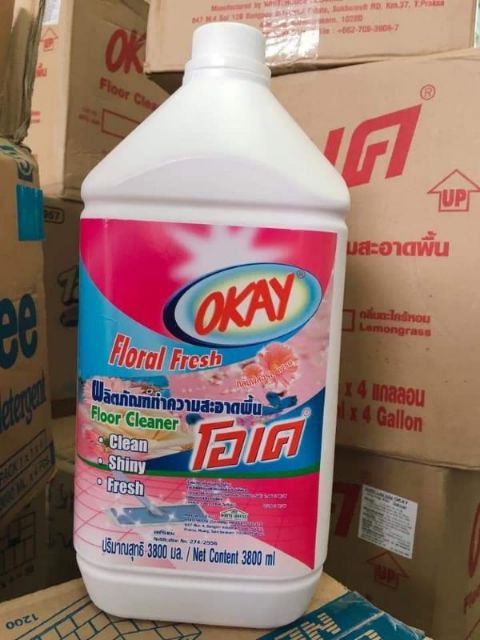 NƯỚC LAU SÀN NHÀ OKAY 3800ML THÁI LAN