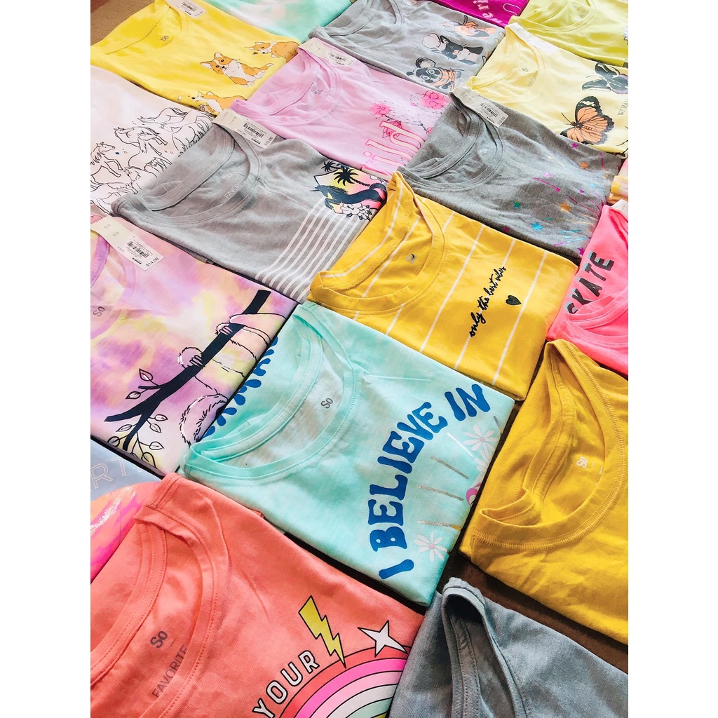 Áo thun bé gái hãng So dòng size đại 4T-20T