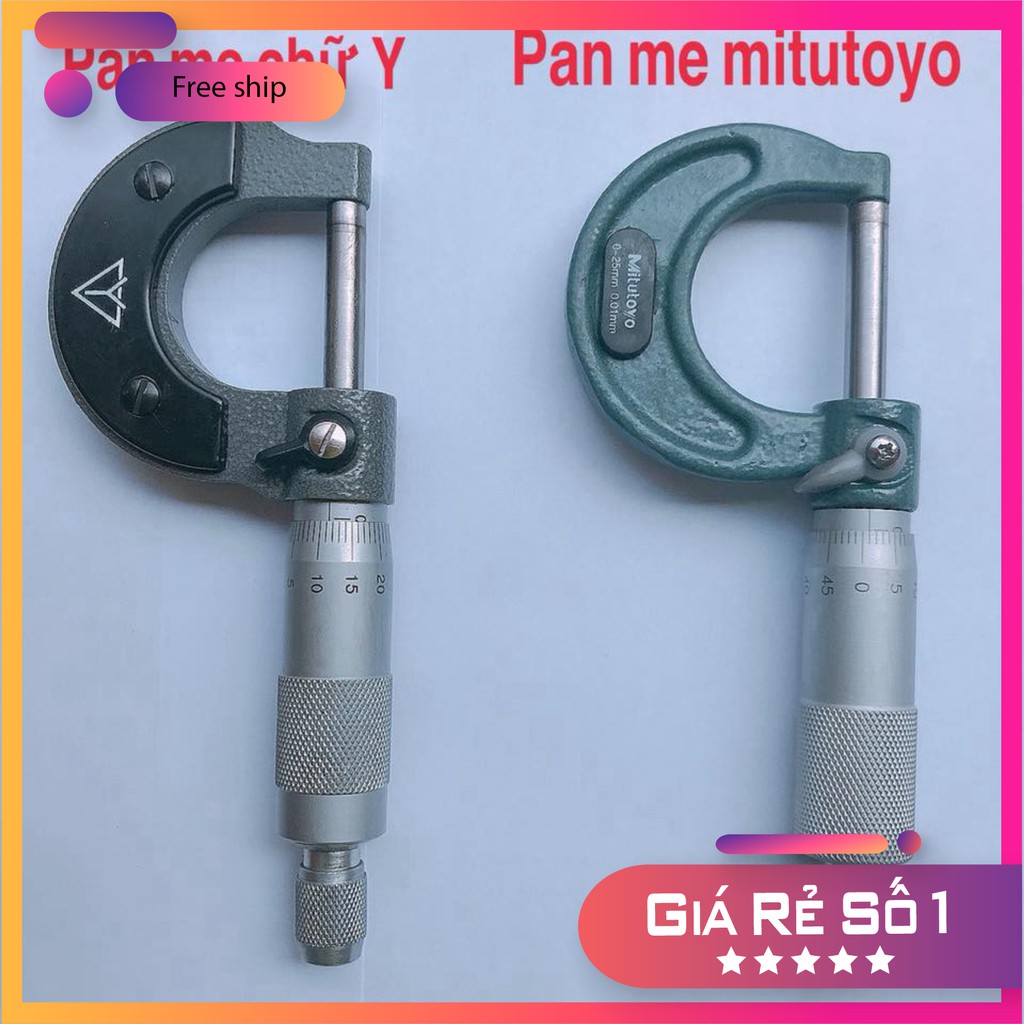 [GIÁ SẬP SÀN] Thước panme đo ngoài đủ size 0-25/25-50/50-75mm(CHO KHÁCH XEM HÀNG)