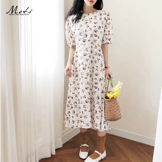 [Order] Váy hoa nhí chiết eo