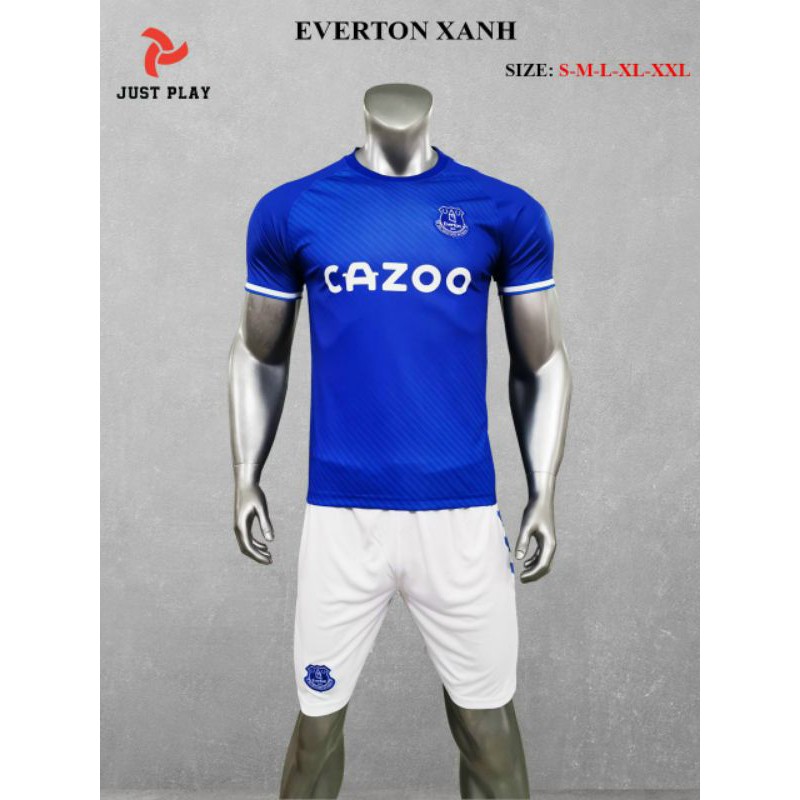 Bộ quần áo bóng đá Everton xanh 2020-2021