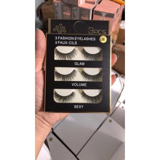 [Hình chụp] 3 cặp lông mi chồn 3D -5 mã
