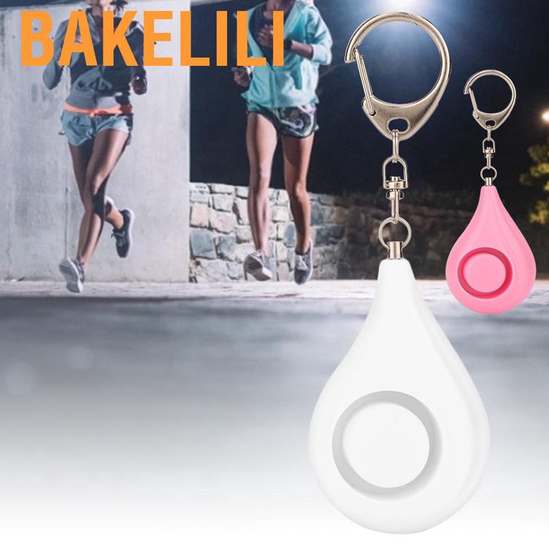 Bakelili Key ring with personal alarm  125Db security alarms survival whistle providing and property insur
