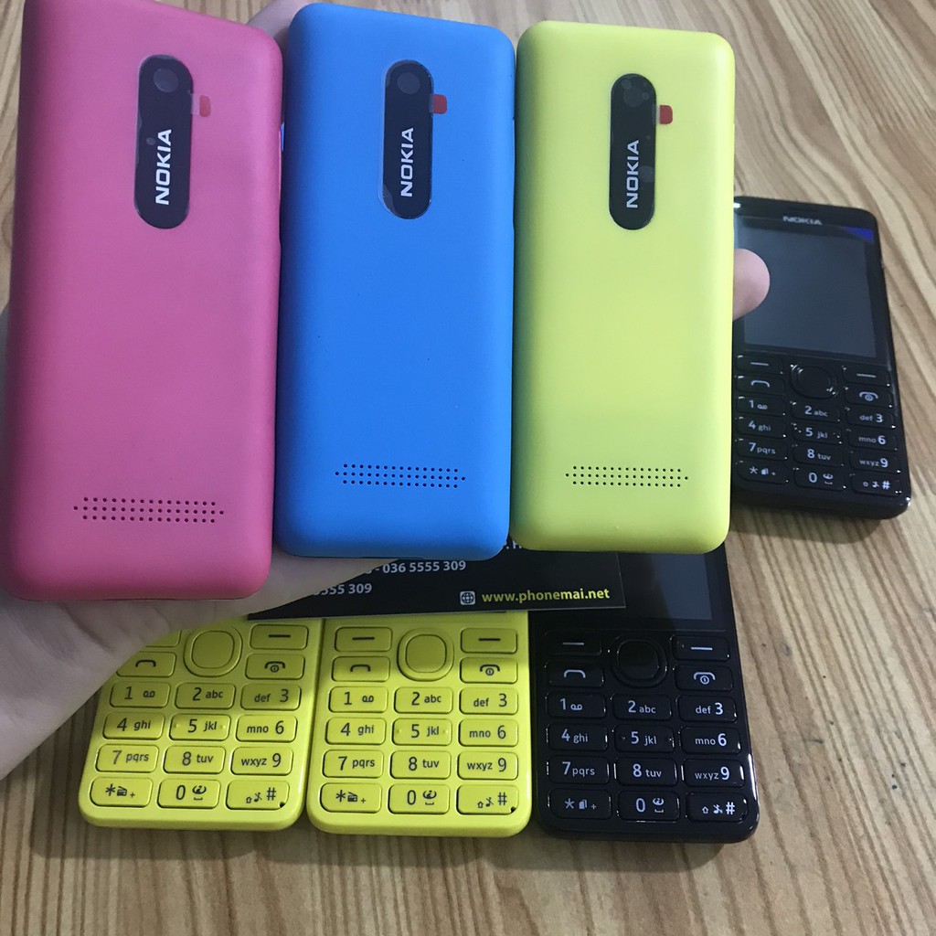 Điện Thoại Nokia 206 Chính Hãng Loa To,Nghe Gọi Rõ Ràng - Bảo Hành 12 Tháng