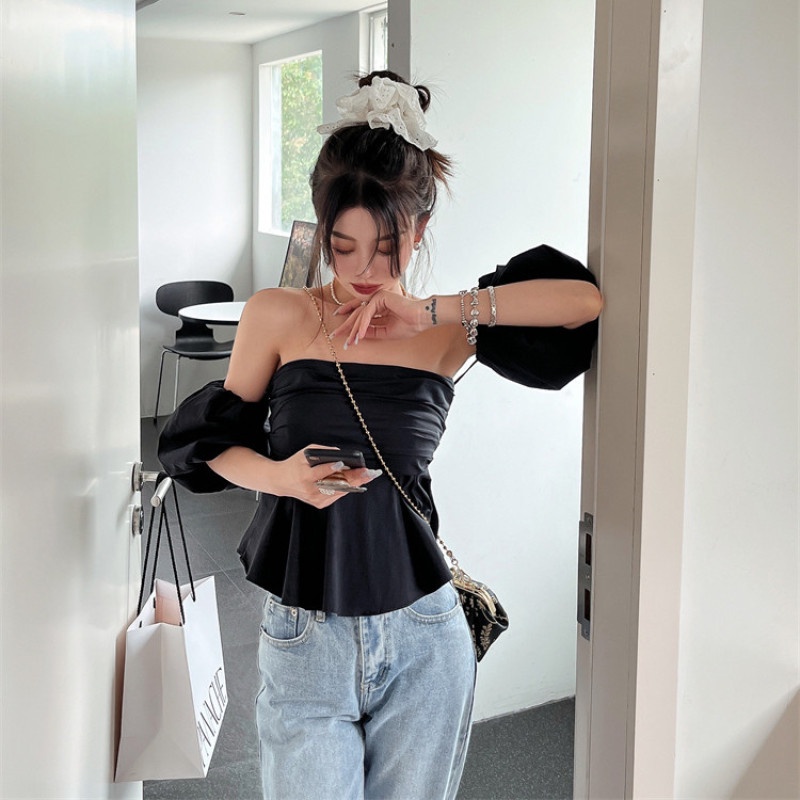 Áo Sơ Mi Ngắn Tay Thiết Kế Quyến Rũ Thời Trang Dành Cho Nữ