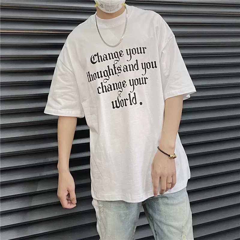 Áo Thun tay lỡ unisex Change Your