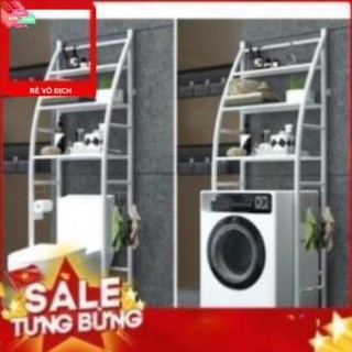 Kệ đựng đồ 3 tầng trên máy giặt và bồn cầu tiện ích gọn gàng - Siêu HOT