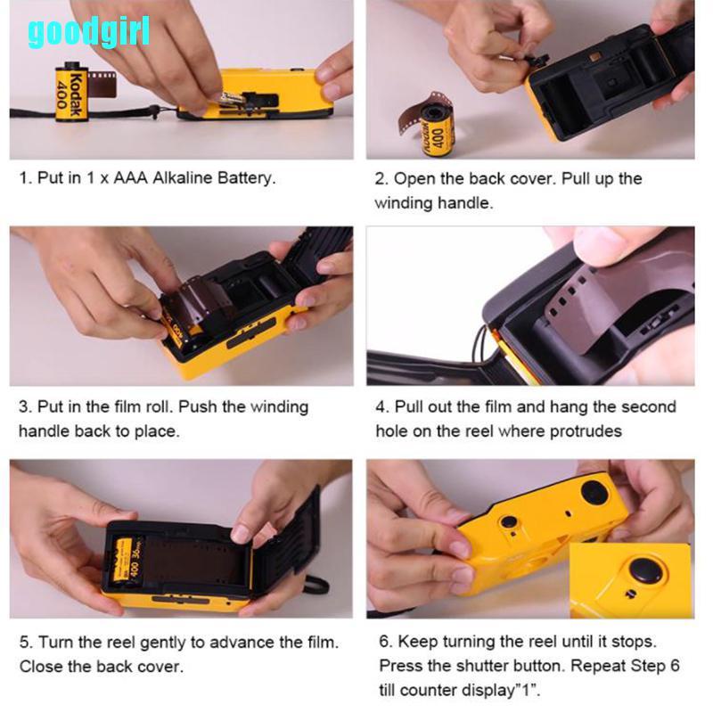 Máy ảnh phim Kodak M35 35mm có thể tái sử dụng kiểu dáng dễ thương chất lượng cao