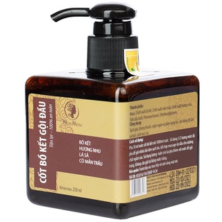Cốt bồ kết đánh bay gàu, kích thích mọc tóc wonmom 250ml – cốt bồ kết giảm gãy rụng tóc
