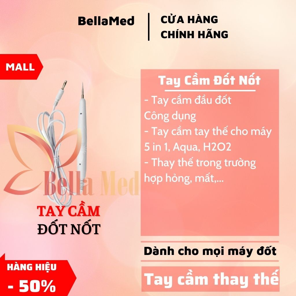 Linh kiện tay cầm đốt mụn ruồi, mụn cám, tay cầm đốt nốt