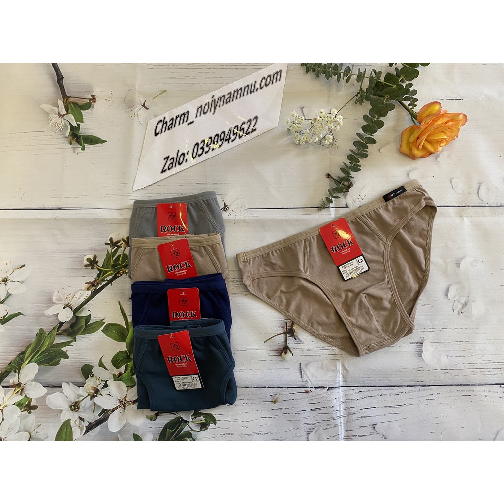 Quần lót nam rock QA1026 100% COTTON lưng bản nhỏ