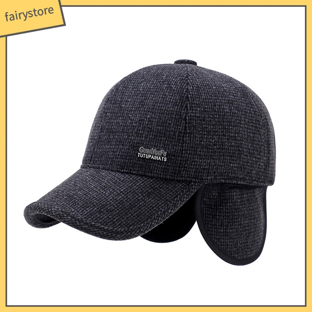 Mũ Lưỡi Trai Phối Lông Thú Cho Nam Giới