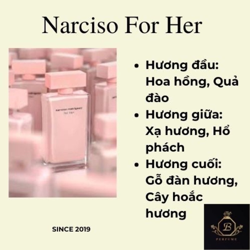 Nước hoa Narciso Rodriguez for Her dành cho nữ