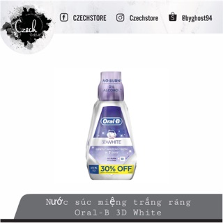 Nước súc miệng , trắng răng Oral B