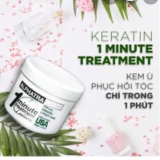 (Chính hãng)Kem hấp ủ 1 phút One Minute Treatment Alphatra ( Usa) 500ml