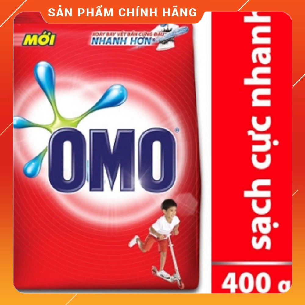 Bột Giặt Omo 400g hệ bọt thông minh mới date mới .