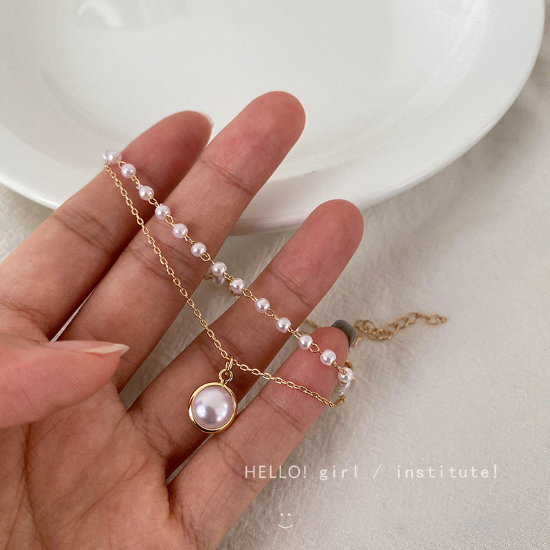 Vòng Tay Đính Ngọc Trai Xinh Xắn Phong Cách Retro Hàn Quốc | BigBuy360 - bigbuy360.vn