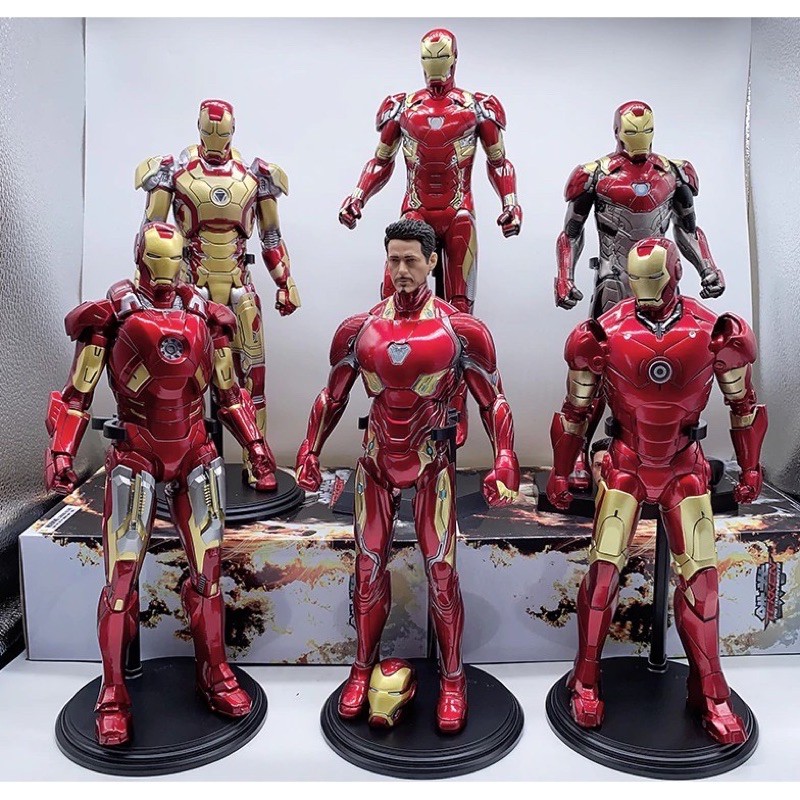 Mô hình figure Ironman Crazy Toys MK 41 - 45 - 46 - 47 - có giá đỡ