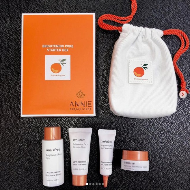 Kit dưỡng tráng Innisfree Brightening Pore