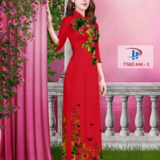 Vải áo dài hoa