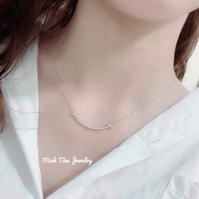 Dây chuyền Smile Iteawon bạc 925 cao cấp- Minh Tâm Jewelry