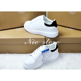 GIÀY DOMBA NAM NỮ HIGH POINT WHITE/BLACK